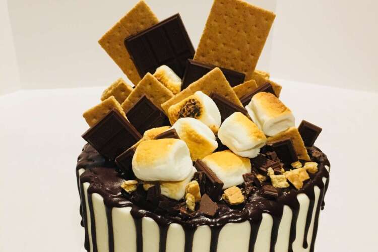 Smores cake - thumbnail image