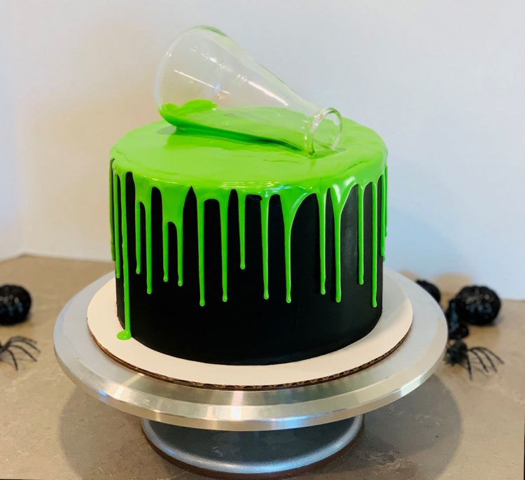 Halloween Slime Cake
