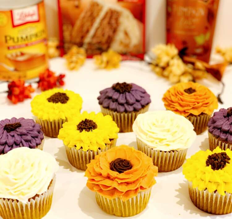 Pumpkin Spice Bailey's Cupcakes