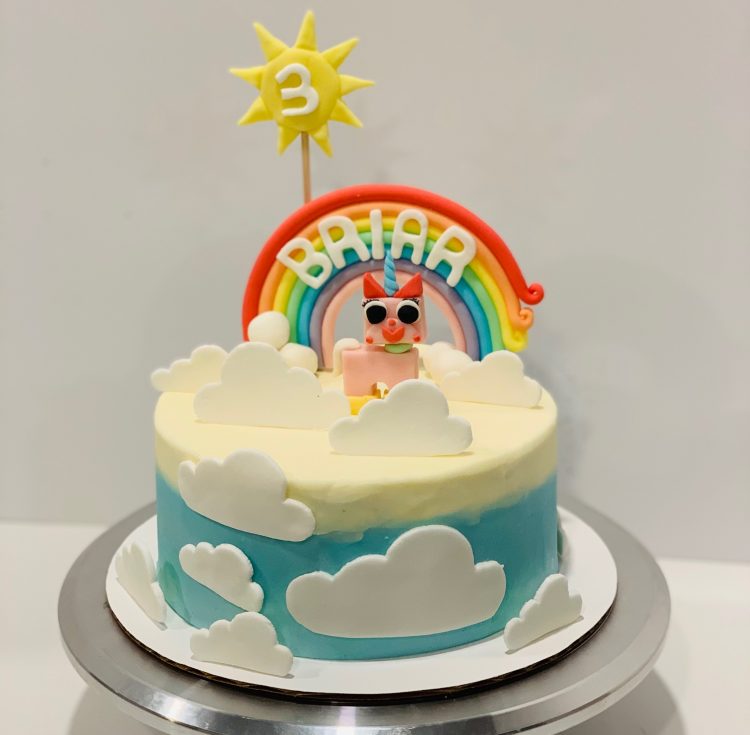 Rainbow Unicorn Cake