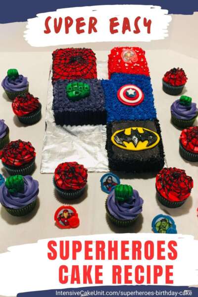 Superhero cake – Kukkr